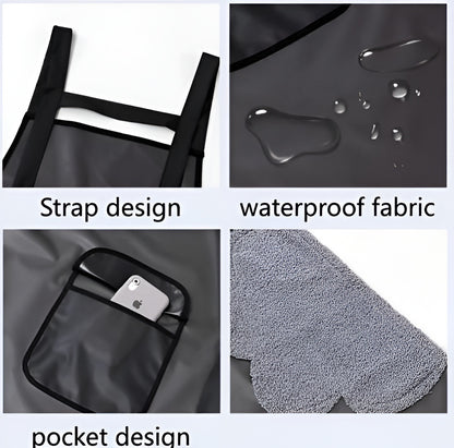Adjustable Oil-Water Proof Transparent Cooking Apron