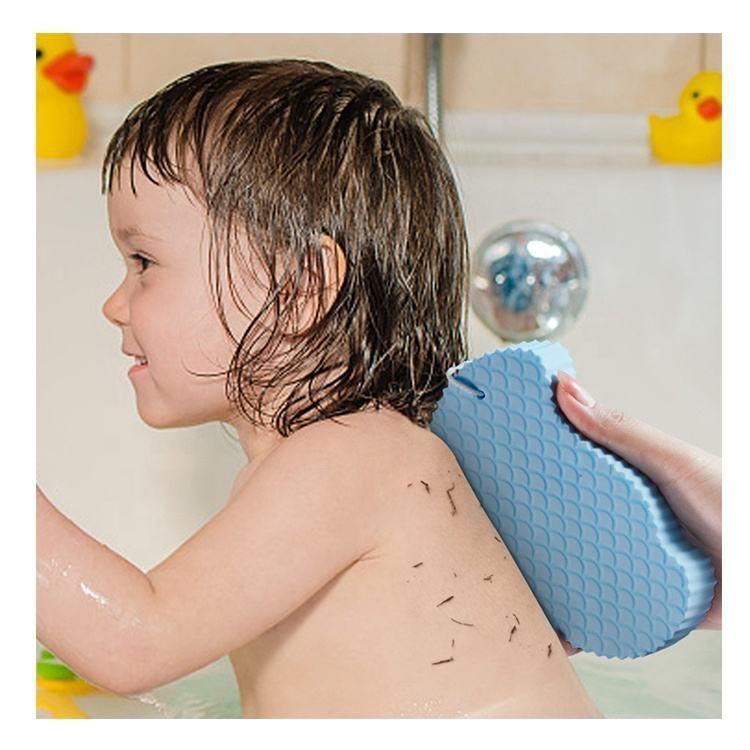 Kids Magic Bath Sponge Exfoliating Brush for Gentle Dead Skin Removal - Baby Body Scrubber & Massage Cleaning Tool
